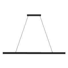 390368 Люстра диммируемая MONTEBUONO, 2X10W (LED), 3000K, 2600lm, L1800, B65, H1500, сталь, анодированный черный/пластик, белый на заказ в интернет-магазине