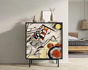 стильные Комод на восемь ящиков "Emerson" by Kandinsky арт EM20/Print_01