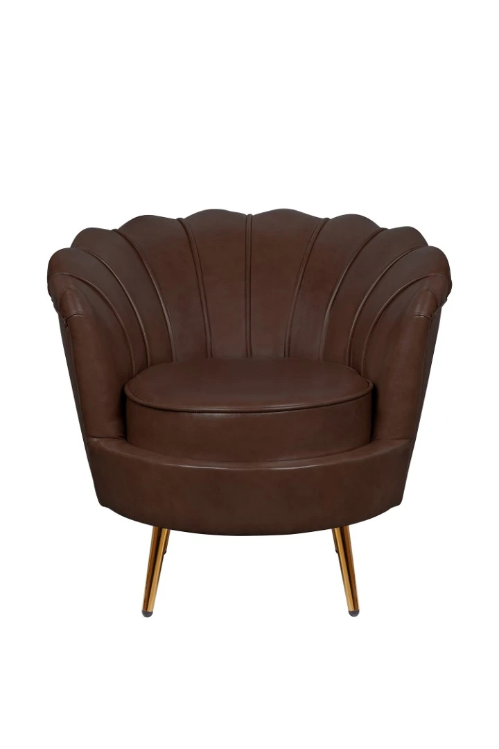 заказать стильное Низкое кресло ракушка Pearl Brown V2
