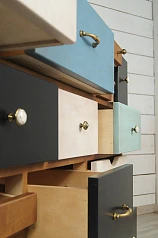 купить Комод «Aquarelle Birch» 14 ящиков арт RE-13ETG/4 в интернет-магазине