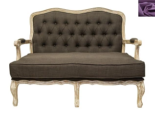 купить красивый Прямой диван модерн Yareli Brown V2 фиолетовый