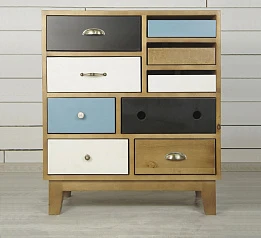 красивый Комод «Aquarelle Birch» 9 ящиков арт RE-18ETG/4
