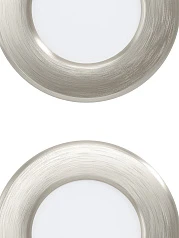 фото 99141 Светодиодный комплект встраиваемых светильников FUEVA 5, 3х2,7W (LED), ?86, ET26, 3х300lm, 3000K, ст в интерьере