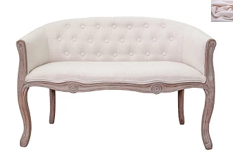фото Диван Kandy Double Beige цвет розовый в интерьере
