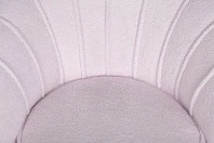 фото Низкое кресло Pearl Pink Boucle