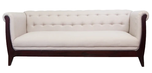 Прямой диван Delvin бежевый на заказ