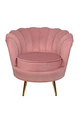 фото Низкое кресло ракушка Pearl Pink V3 в интерьере