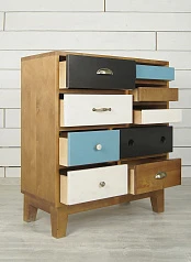 красивый Комод «Aquarelle Birch» 9 ящиков арт RE-18ETG/4