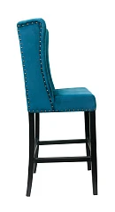 фото Дизайнерский барный стул Skipton Blue Velvet в интерьере