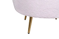 фото Низкое кресло Pearl Pink Boucle