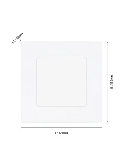 купить 64606 Светодиодный встраиваемый светильник FUEVA 1 PRO, 5,5W(LED) в интернет-магазине