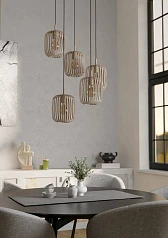 купить красивые 901125 Люстра ROMAZZINA, 5X40W (E27), ?500, сталь, песочный