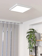 30893 Накладной светильник FUEVA 5, LED 20,5W, 2500lm, IP44, L285, B285, H30, сталь/пластик, белый на заказ в интернет-магазине