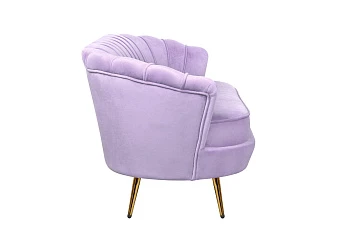 Диван ракушка для гостиниц Pearl Triple Purple на заказ