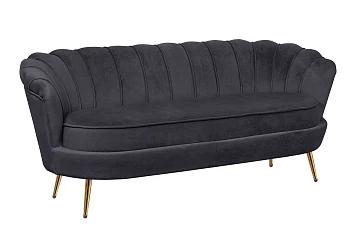 заказать Трехместный диван ракушка для гостиниц Pearl Triple Black