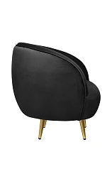 Мягкое кресло Small Benee Black в интерьере