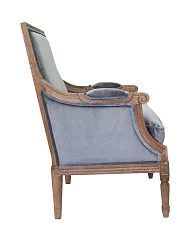 фото Классическое кресло Coolman Grey Velvet