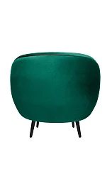 Мягкое кресло Small Benee Green V2 на черных ножках