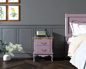 купить стильные Тумба leontina Lavanda на два ящика арт ST9302/2L в интернет-магазине