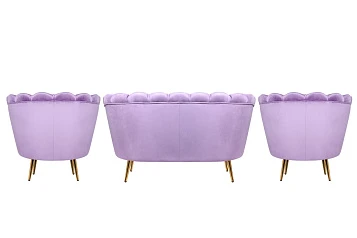 заказать Комплект кресел и дивана ракушка Pearl Double Purple
