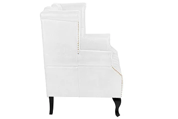 Кожаный дизайнерский диван лофт Royal Sofa White в интернет-магазине
