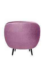 заказать Мягкое кресло Small Benee Pink на черных ножках