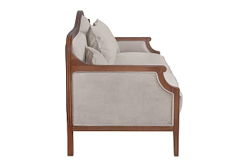 Диван с высокой спинкой для гостиниц Madesta Grey в интерьере