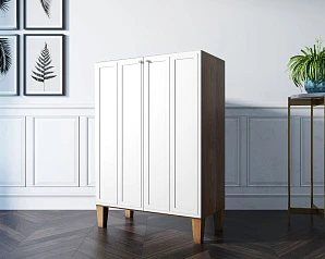 фото Шкаф-буфет "Andersen" малый арт AN18WH в интерьере