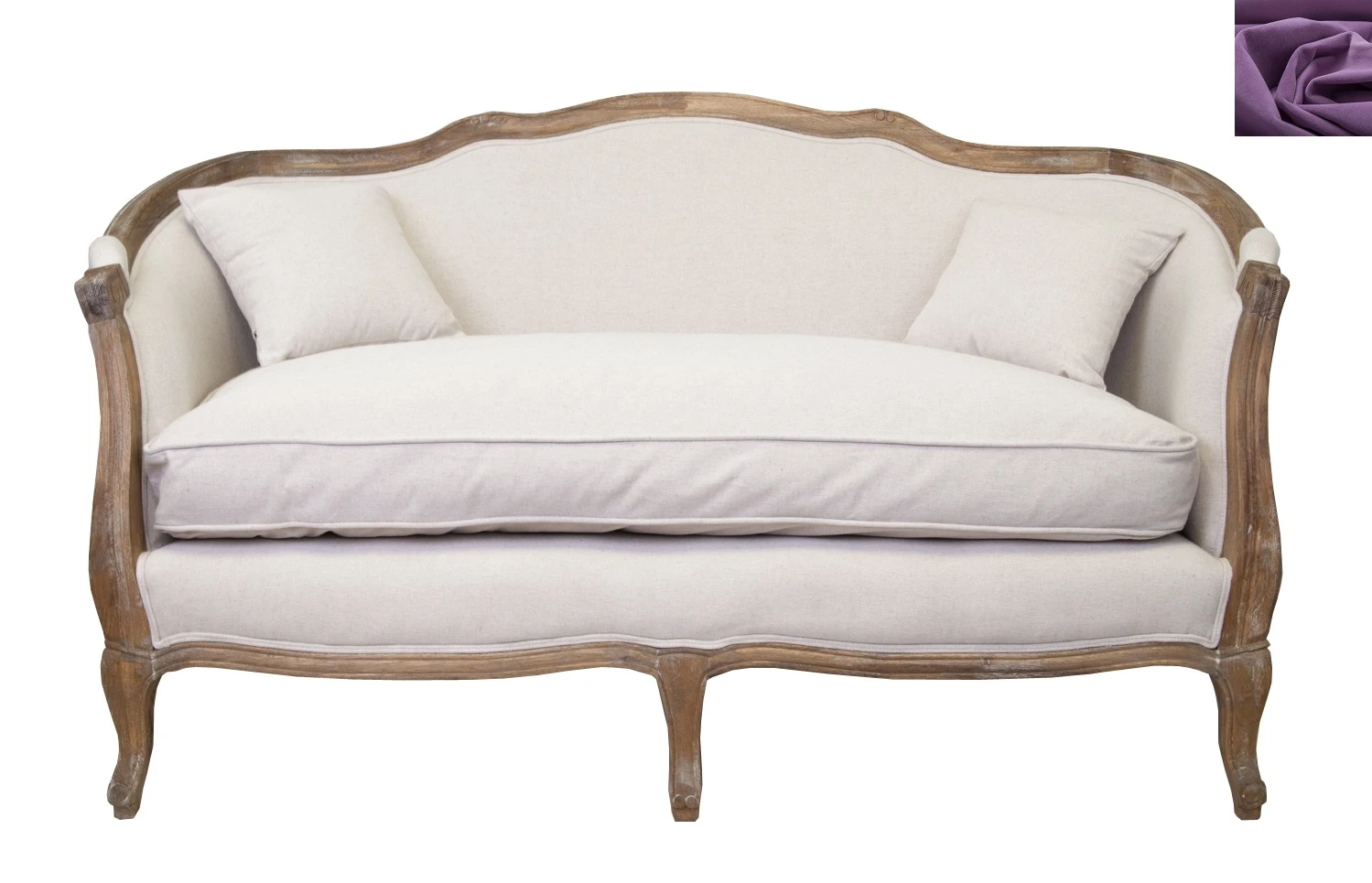 купить Диван ампир Darcy 2 фиолетовый