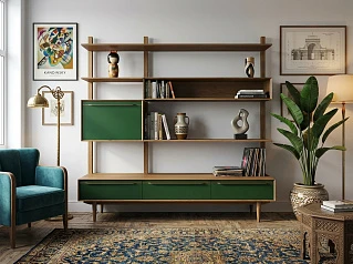 купить красивые Стеллаж "Бруни (Bruni)" с ящиками арт BR-20/6002 в интернет-магазине