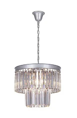 Люстра Odeon 2 Rings Silver в интерьере