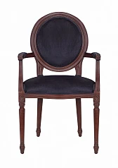 красивый Мягкий стул с подлокотниками Delo Kora Arm Black