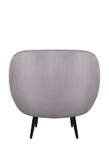 заказать Мягкое кресло Benee Grey на черных ножках