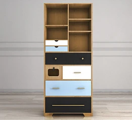 купить красивый Стеллаж малый "Aquarelle Birch" арт RE-30ETG в интернет-магазине