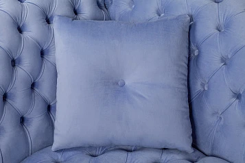 красивый Двухместный диван Lina Blue-W синий на заказ