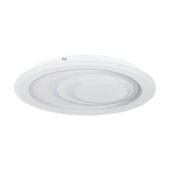 фото 32052 Потолочный светильник PALAGIANO 1, 14,7W (LED), 4000K, 2200lm, H50, ?380, сталь, белый / пластик, сталь, матовый белый в интерьере