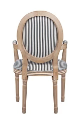 купить стильный Мягкий стул с подлокотниками Volker Arm Black Pinstripe в интернет-магазине