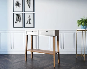 фото Консоль узкая "Andersen" арт AN19WH в интерьере