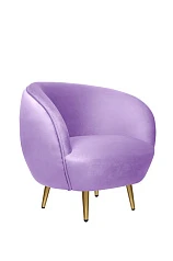 красивые Мягкое кресло для гостиниц Small Benee Purple