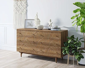 красивые Комод "Boho" 6 ящиков джангл арт BH08 в интернет-магазине
