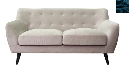 красивый Двухместный диван Albert 10 цвет синий в интернет-магазине