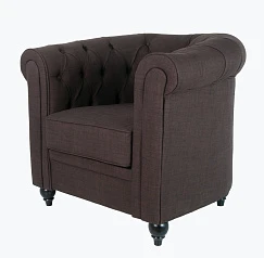 фото Низкое кресло Nala Brown в интерьере