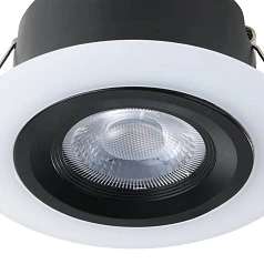900915 Комплект встраиваемых светильников CALONGE, 3X4,8W (LED), 3000K, 1860lm, ?100, пластик, черный, белый
