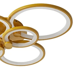 фото Люстра Oris 6 rings gold