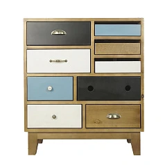 красивый Комод «Aquarelle Birch» 9 ящиков арт RE-18ETG/4