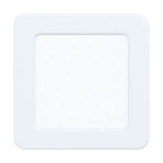 купить красивые 99162 Светодиодный встраиваемый светильник FUEVA 5, 5,5W (LED), 117х117, ET26, 650lm, 3000K, сталь, белый/ в интернет-магазине