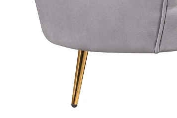 Дизайнерский диван Pearl Triple Grey в интерьере