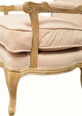 красивое Мягкое полукресло с подлокотниками Nitro Beige Velvet в интернет-магазине