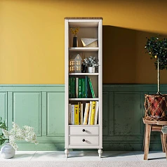 красивые Узкий стеллаж "Odri" с ящиками в стиле Прованс арт od2130L