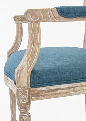 красивое Мягкое полукресло с подлокотниками Diella Blue